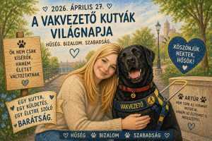 Ma van a Vakvezető Kutyák Világnapja!